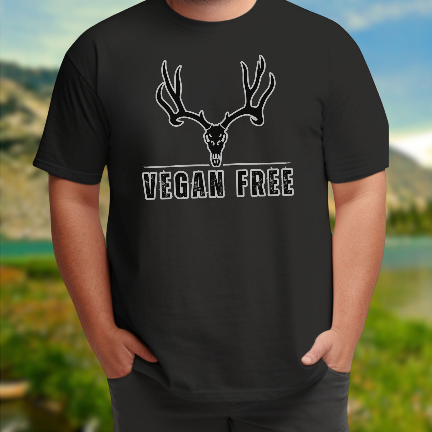 Western Hunting Big and Tall T-Shirts