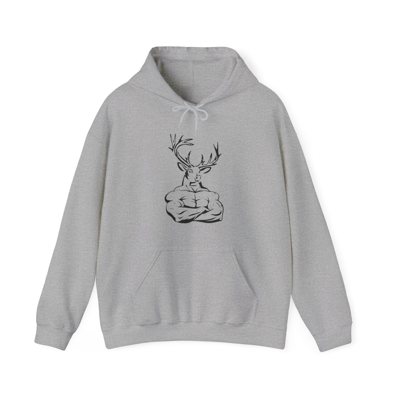 Western Deer Hunting Hoodie - Muscle Buck