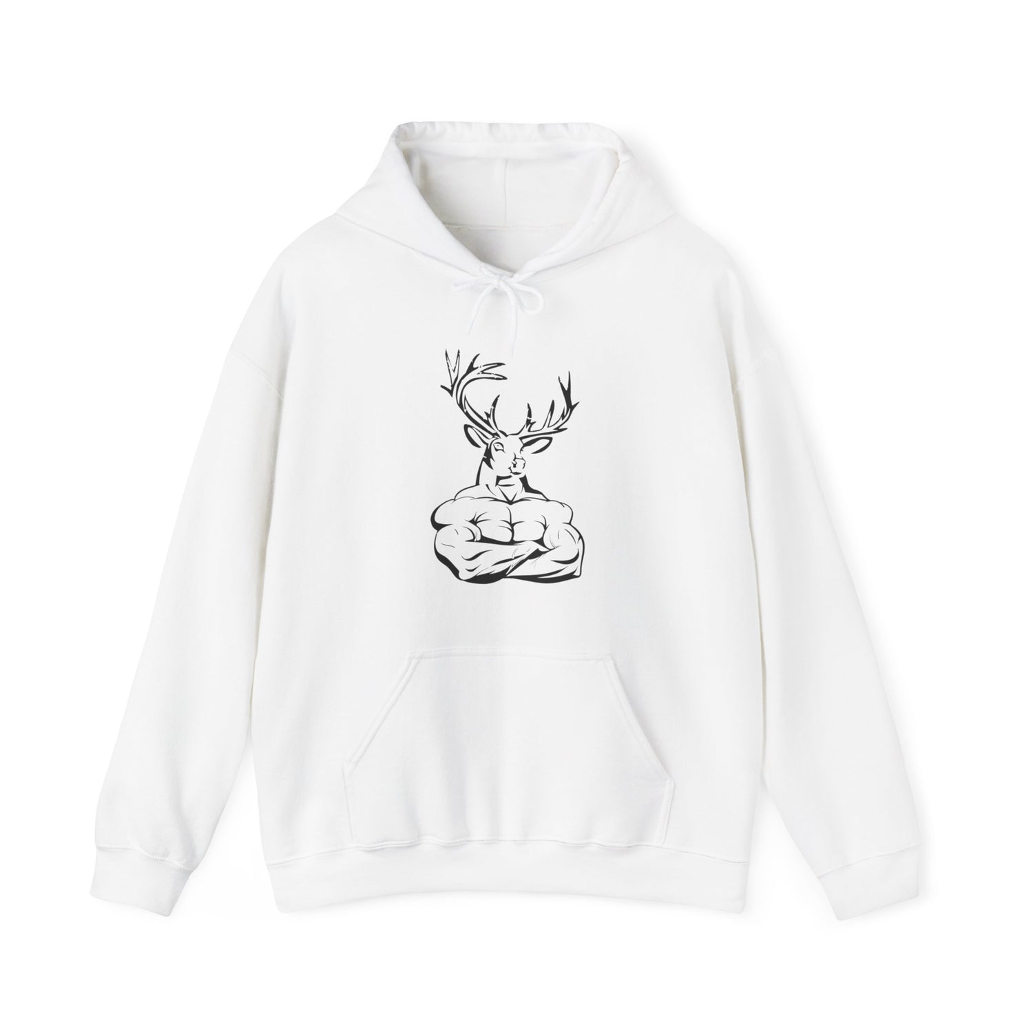 Western Deer Hunting Hoodie - Muscle Buck