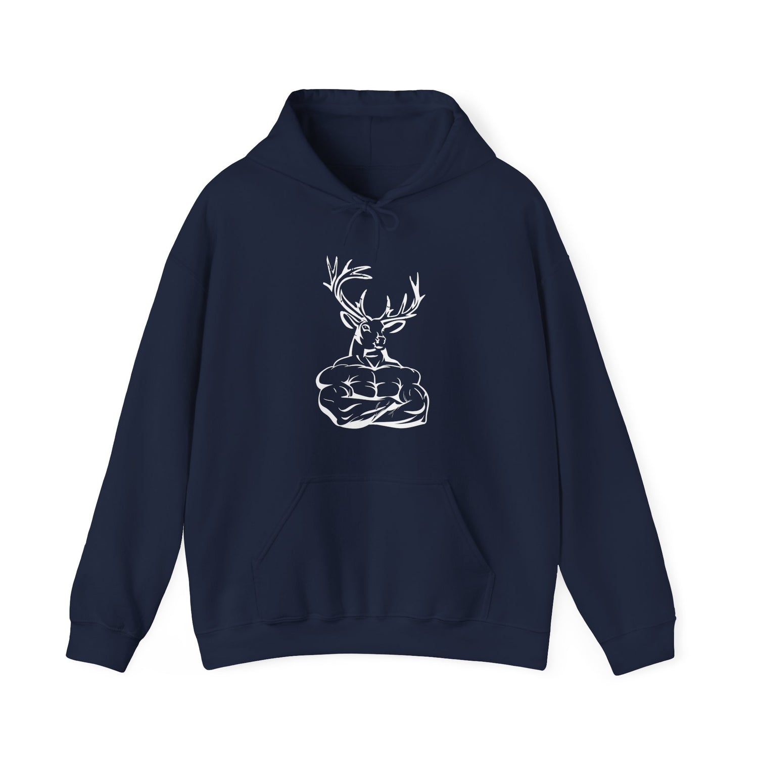 Western Deer Hunting Hoodie - Muscle Buck