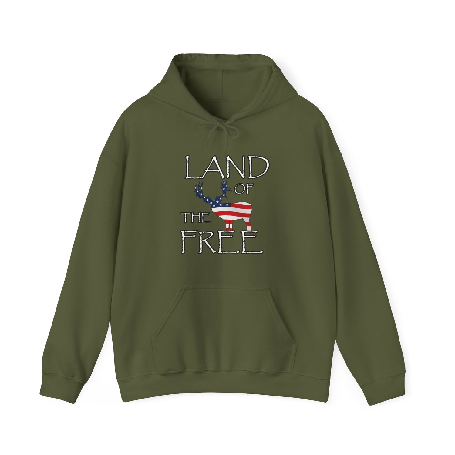 Western Deer Hunting Hoodie - Land of the Free