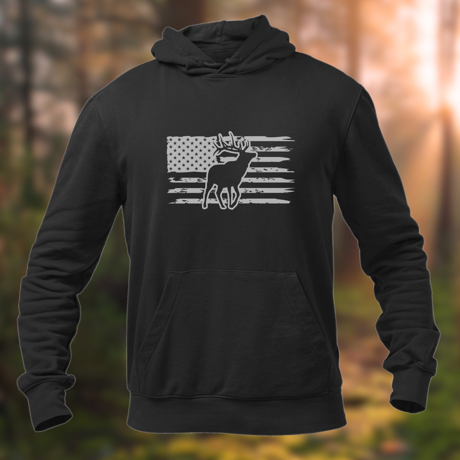 Western Elk Hunting Hoodie - American Elk