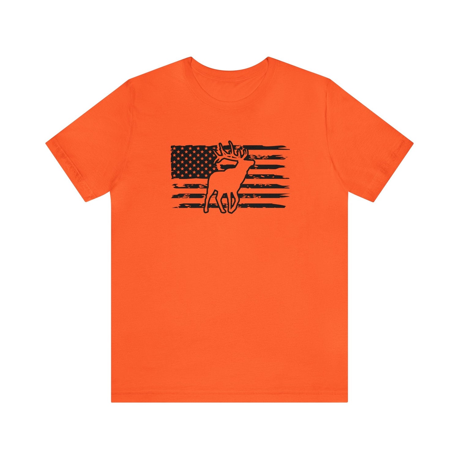 Western elk hunting t-shirt, color dark grey, front design placement