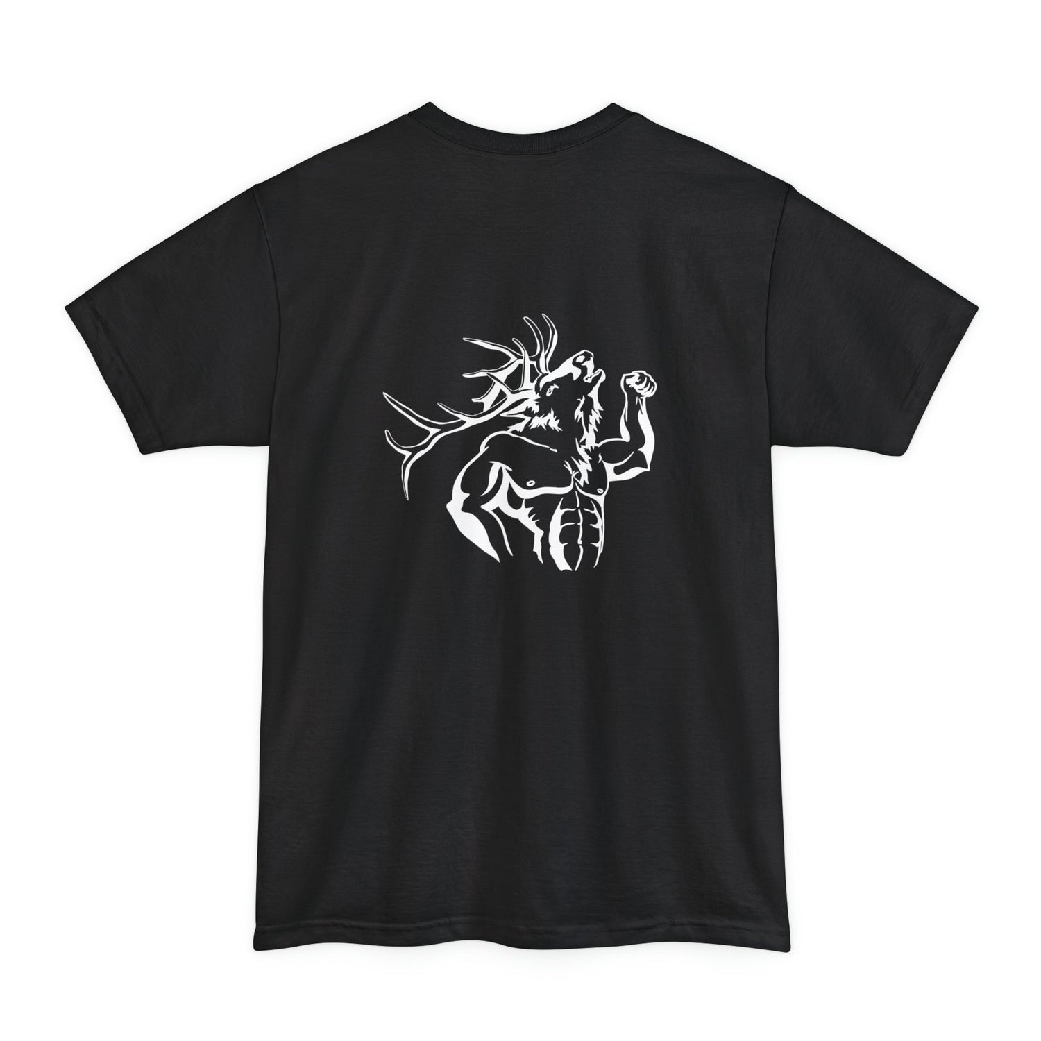 Big and Tall Western Elk Hunting T-Shirt - Muscle Bull